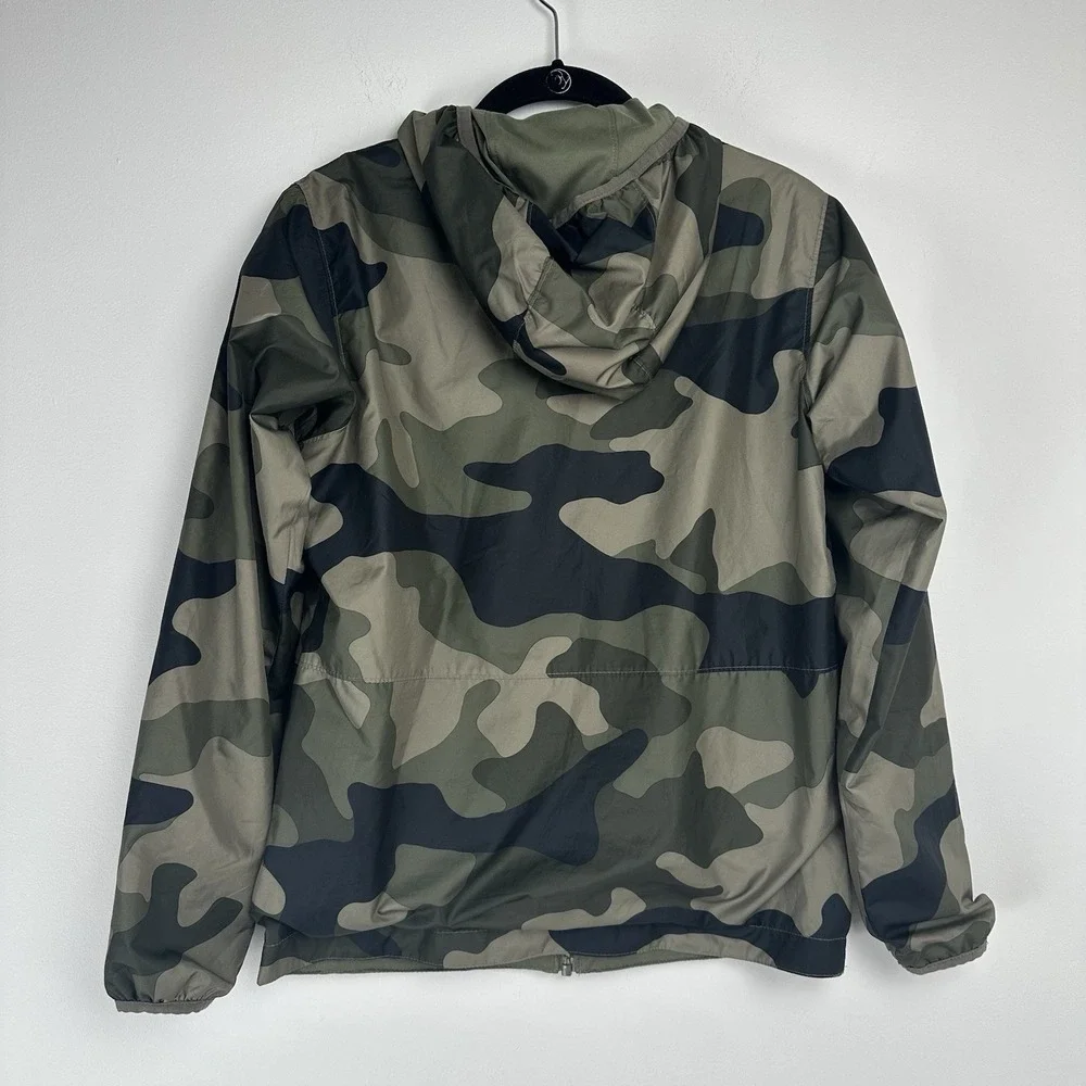 Columbia Kids‎ Reversible Jacket Size Large Green Camo Outdoors